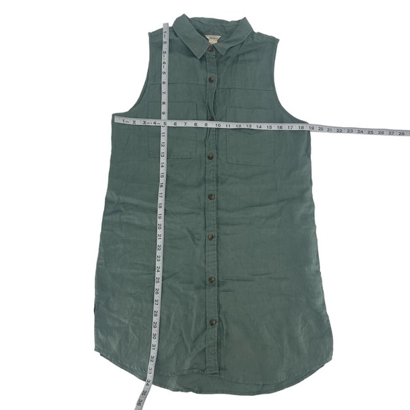 Forever 21 Green Sleeveless T-Shirt Mini Dress Size Medium Women’s - Picture 4 of 4